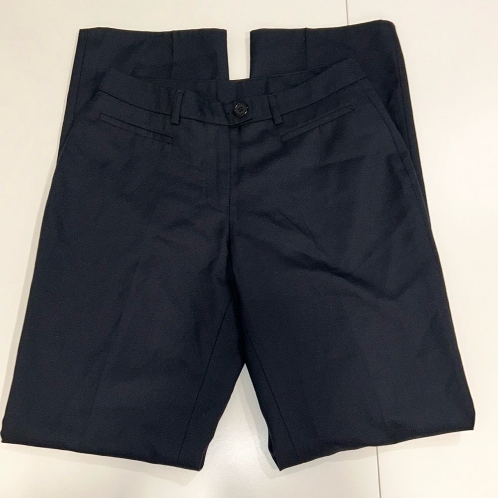 NWOT Murphy & Hartelius navy trousers petite pants for women size: 6P